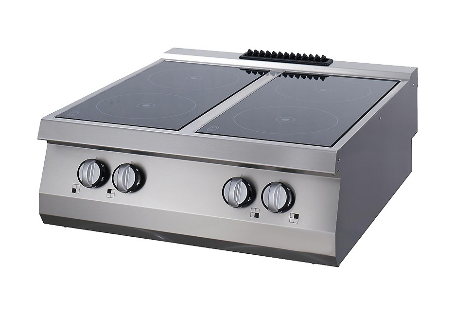 Heavy Duty cuisinière infrarouge - 4 brûleurs - unité double - profondeur 70 cm - électrique Heavy Duty cuisinière infrarouge - 4 brûleurs - unité double - profondeur 70 cm - électrique - Maxima – Image 1