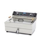 Friteuse - 20 L - 1 panier - avec robinet de vidange - Maxima