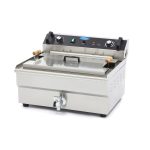 Friteuse - 30 L - 1 panier - avec robinet de vidange - Maxima