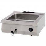 Heavy Duty bain marie - unité double - profondeur 70 cm - gaz - Maxima