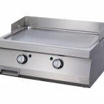 Heavy Duty plaque de gril - lisse - unité double- profondeur 70 cm - gaz - Maxima