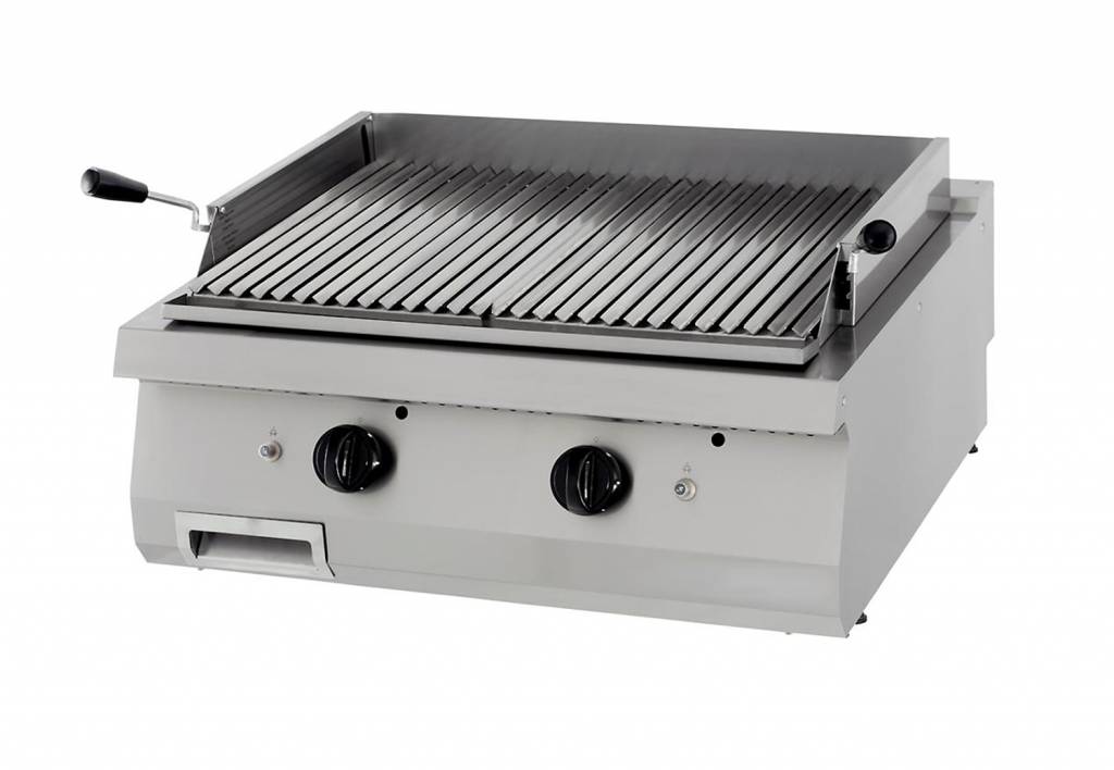 Heavy Duty gril en pierre de lave - unité double - profondeur 70 cm - gaz Heavy Duty gril en pierre de lave - unité double - profondeur 70 cm - gaz - Maxima – Image 1