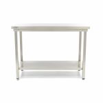Table en acier inoxydable - 100 x 70 cm - hauteur réglable - Maxima