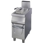 Premium friteuse - 1 x 22 L - unité simple - profondeur 90 cm - avec robinet de vidange - gaz - Maxima