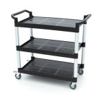Chariot de service - 3 étagères en plastique - 103 x 50,5 cm - Maxima