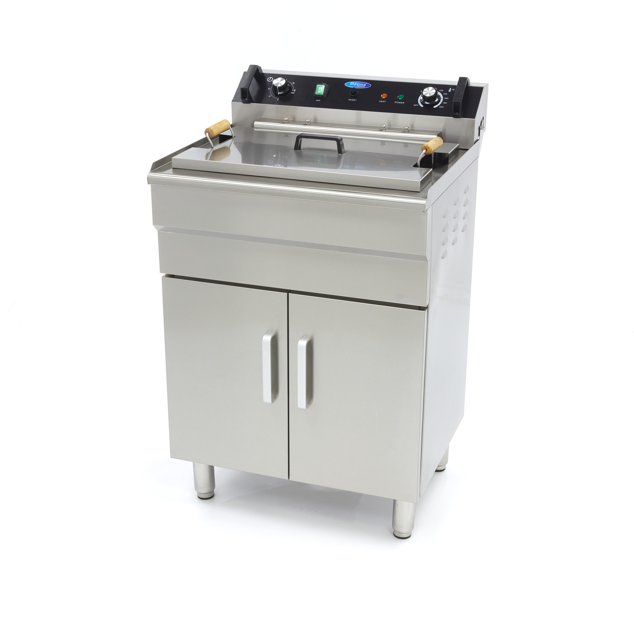 Friteuse - 35 L - 1 panier - avec robinet de vidange - 400V Friteuse - 35 L - 1 panier - avec robinet de vidange - 400V - Maxima – Image 1
