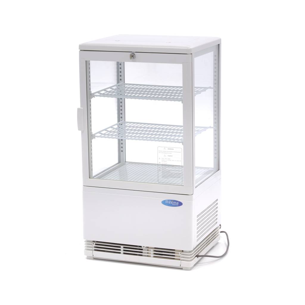 Vitrine réfrigérée - 58 L - 43 cm - blanc Vitrine réfrigérée - 58 L - 43 cm - blanc - Maxima – Image 1