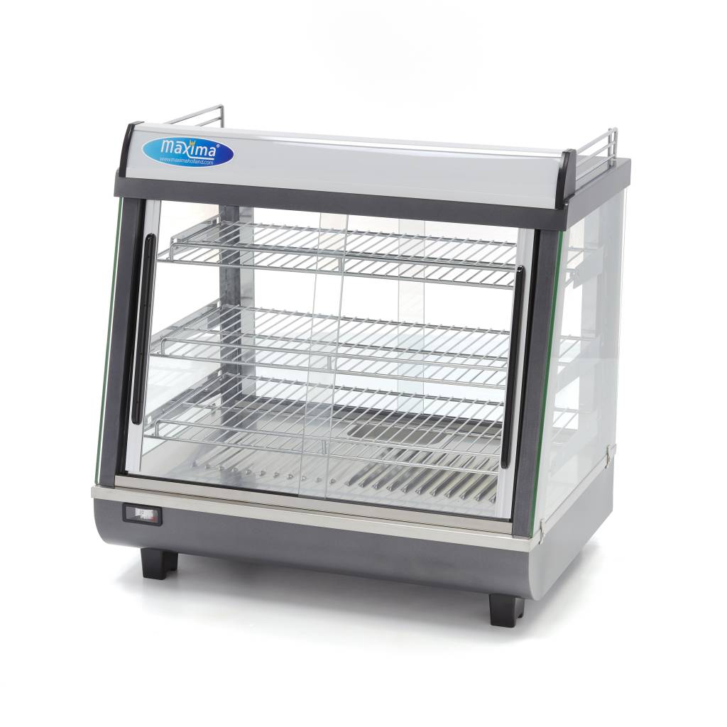 Vitrine chaude - 96 L - 67,5 cm - 3 étagères Vitrine chaude - 96 L - 67,5 cm - 3 étagères - Maxima – Image 1