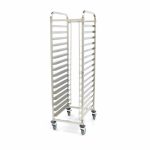 Chariot à plateaux - boulangerie - s'adapte à 16 plateaux (60 x 40c m) - excl plateaux - Maxima