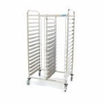 Chariot à plateaux - boulangerie - s'adapte à 32 plateaux (60 x 40c m) - excl plateaux - Maxima