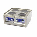 Cuiseur de qualité commerciale - 4 brûleurs - unité double - profondeur 60 cm - 400V - Maxima