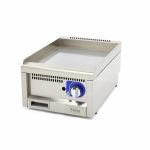Gril de qualité commerciale - lisse - unité simple - profondeur 60 cm - gaz - Maxima