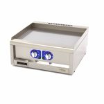 Gril de qualité commerciale - lisse - unité double - profondeur 60 cm - électrique - 400V - Maxima