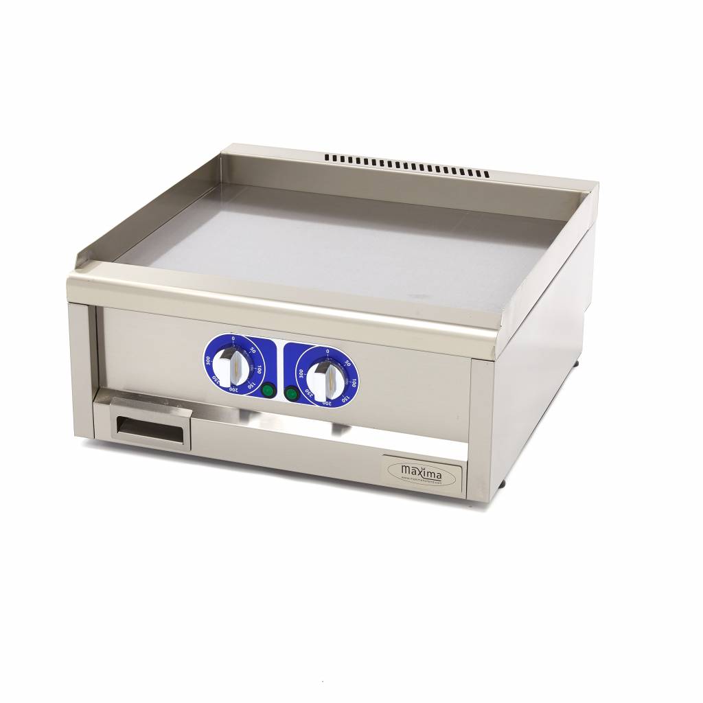 Gril de qualité commerciale - lisse - unité double - profondeur 60 cm - électrique - 400V Gril de qualité commerciale - lisse - unité double - profondeur 60 cm - électrique - 400V - Maxima – Image 1