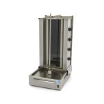 Kebab grill - 4 brûleurs - 70 kg de viande - électrique - Maxima
