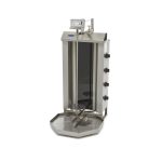 Kebab grill - 4 brûleurs - 50 kg de viande - électrique - Maxima
