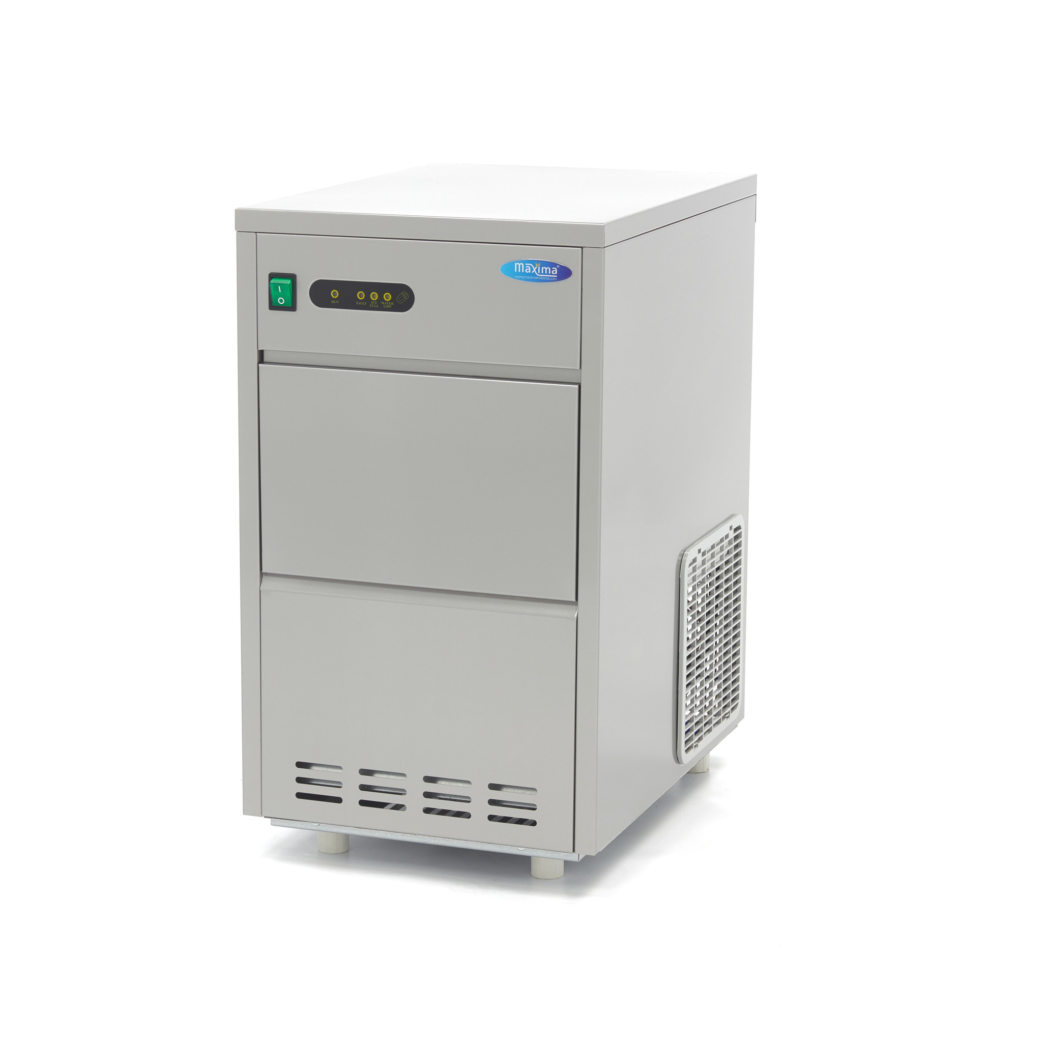 Machine à glaçons - 24 kg/jour - glaçons creux - refroidissement par eau Machine à glaçons - 24 kg/jour - glaçons creux - refroidissement par eau - Maxima – Image 1