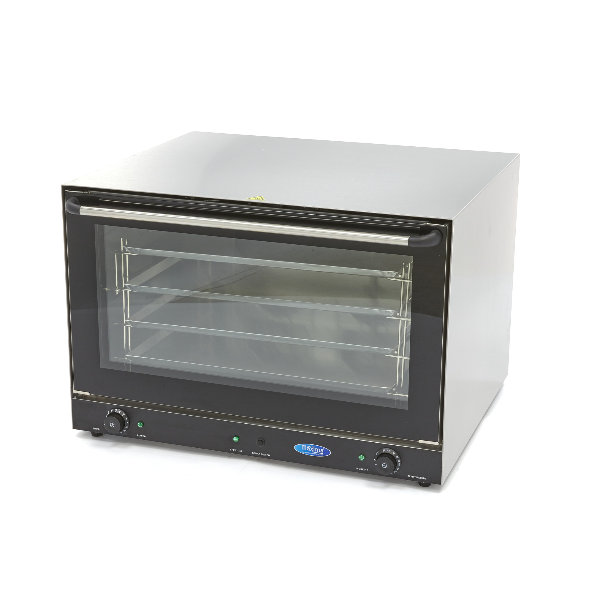 Four à convection - vapeur - 4 plateaux (60 x 40 cm) - minuterie intégrée Four à convection - vapeur - 4 plateaux (60 x 40 cm) - minuterie intégrée - Maxima – Image 1