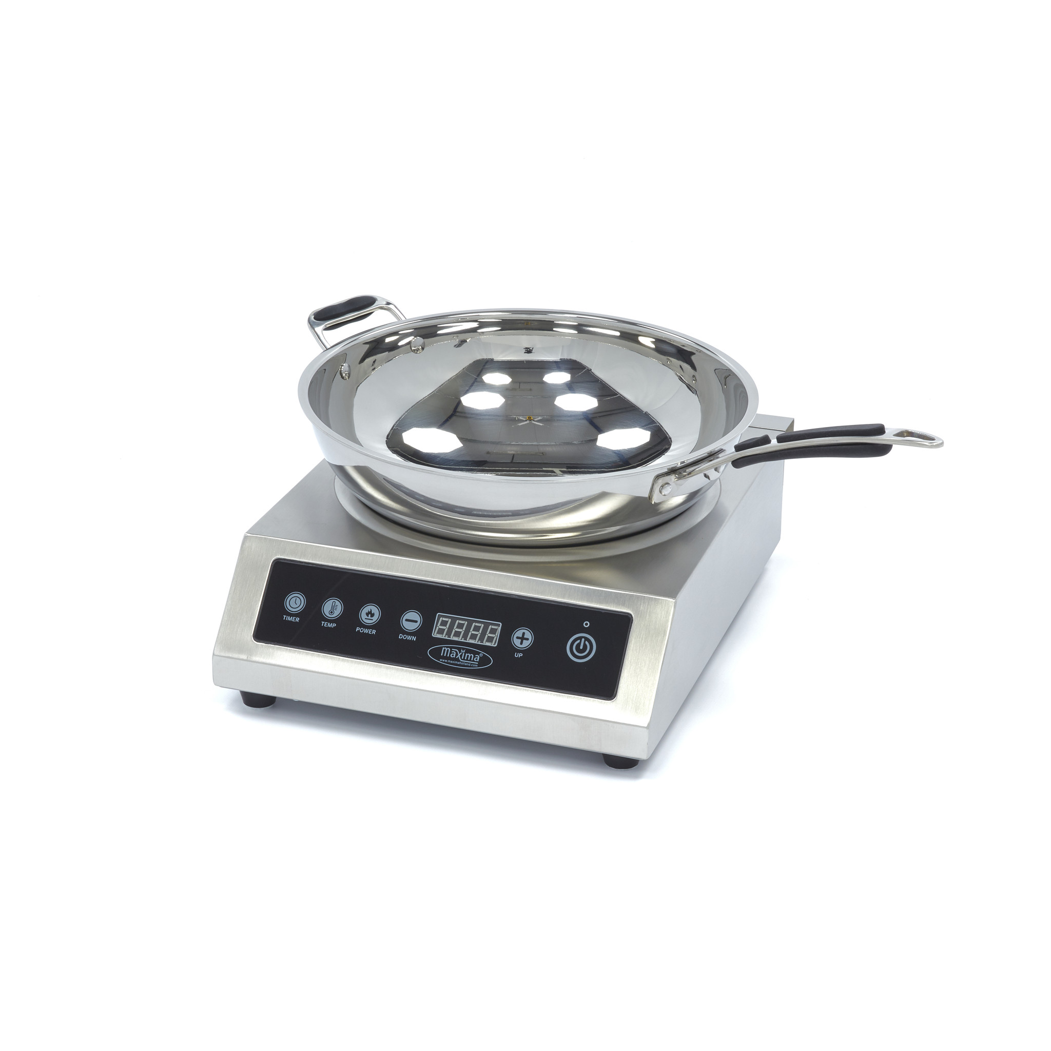 Cuiseur wok - Ø26 cm - 3500W - induction Cuiseur wok - Ø26 cm - 3500W - induction - Maxima – Image 1