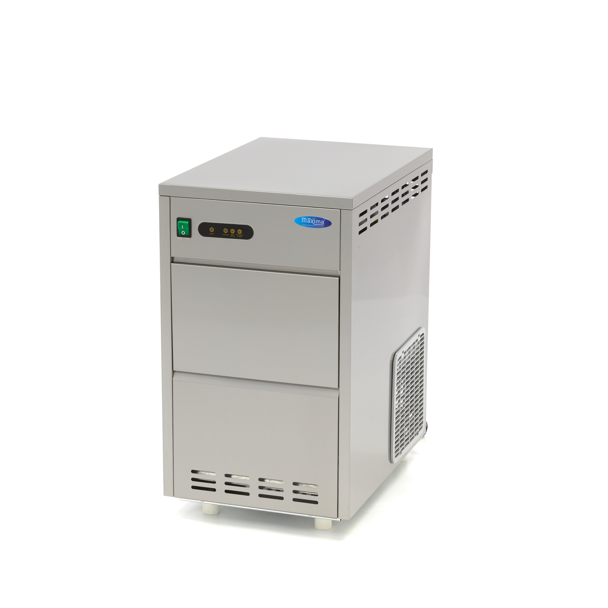 Machine à glaçons - 30 kg/jour - broyé/floconné - refroidissement par eau Machine à glaçons - 30 kg/jour - broyé/floconné - refroidissement par eau - Maxima – Image 1