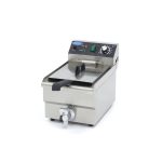 Friteuse - 10 L - 1 panier - avec robinet de vidange - Maxima