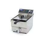 Friteuse - 13 L - 1 panier - avec robinet de vidange - Maxima
