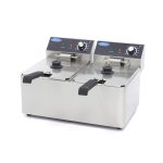 Friteuse - 2 x 8 L - 2 paniers - jusqu'à 2,8 kg de frites - Maxima