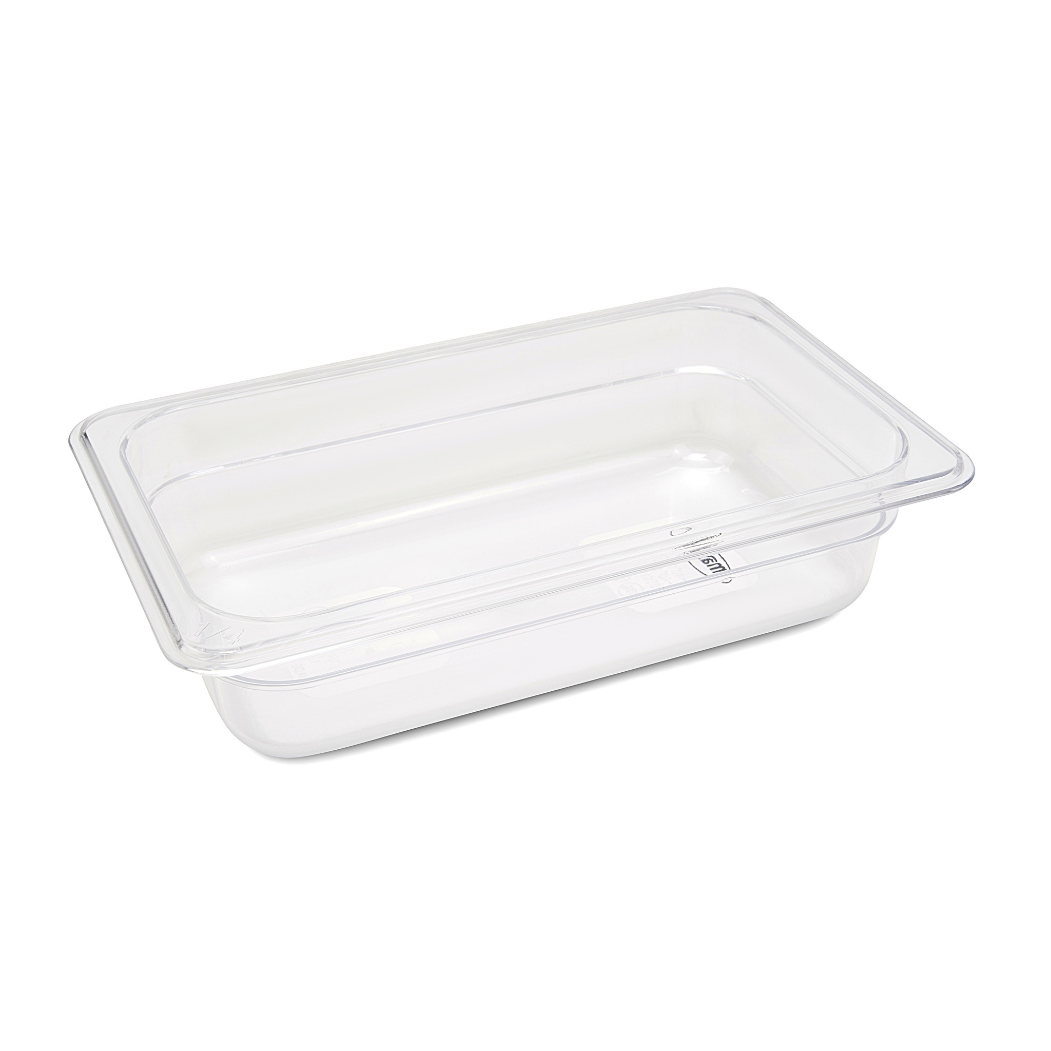 Récipient gastronorm - 1/4 GN - profondeur 6,5 cm - polycarbonate Récipient gastronorm - 1/4 GN - profondeur 6,5 cm - polycarbonate - Maxima – Image 1