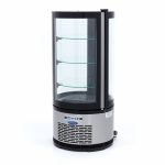 Vitrine à gâteaux - 100 L - 48 cm - ronde - Maxima