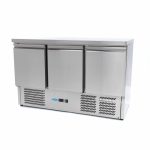 Réfrigérateur de comptoir - 137 cm - 3 portes - Maxima
