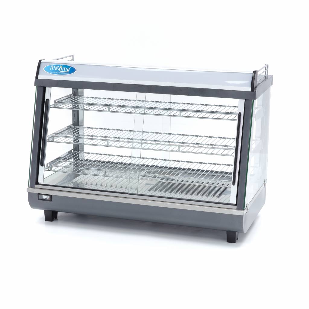 Vitrine chaude - 136 L - 91,5 cm - 3 étagères Vitrine chaude - 136 L - 91,5 cm - 3 étagères - Maxima – Image 1