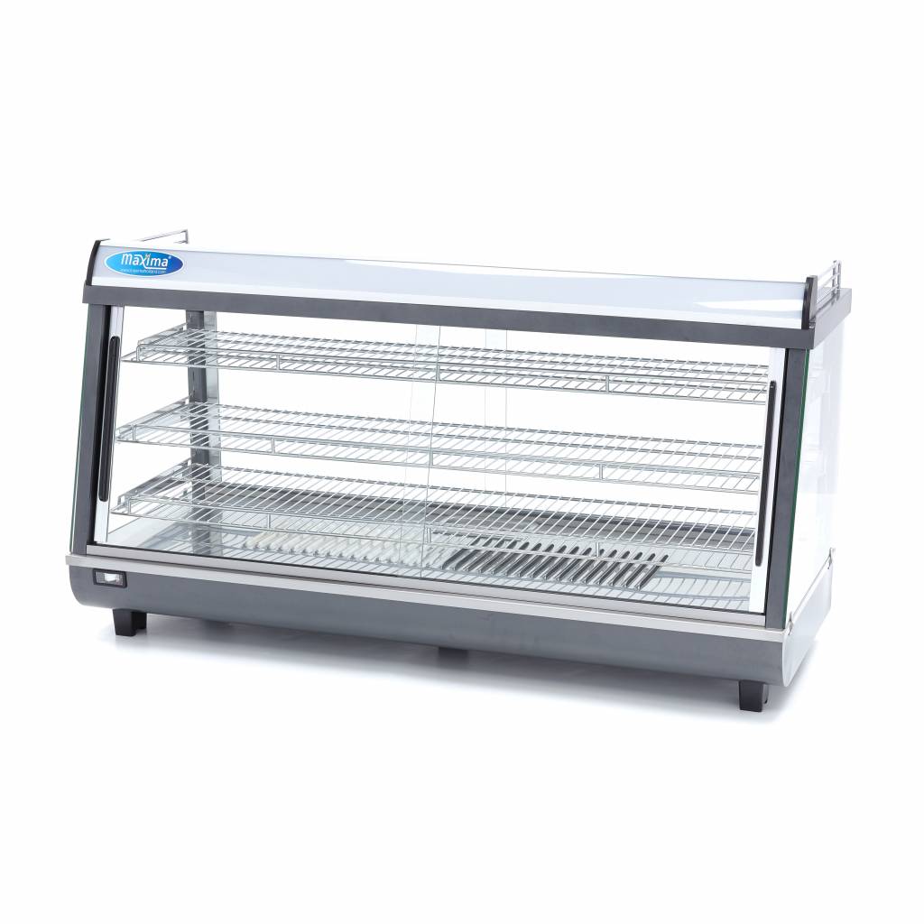 Vitrine chaude - 186 L - 121,5 cm - 3 étagères Vitrine chaude - 186 L - 121,5 cm - 3 étagères - Maxima – Image 1