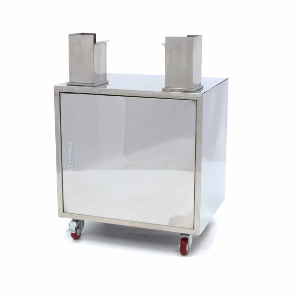 Chariot pour presse-agrumes orange - pour MAJ-25 / MAJ- 25SS / MAJ-45 - excluant le seau à déchets - sur roulettes - Maxima 2 Chariot pour presse-agrumes orange - pour MAJ-25 / MAJ- 25SS / MAJ-45 - excluant le seau à déchets - sur roulettes - Maxima