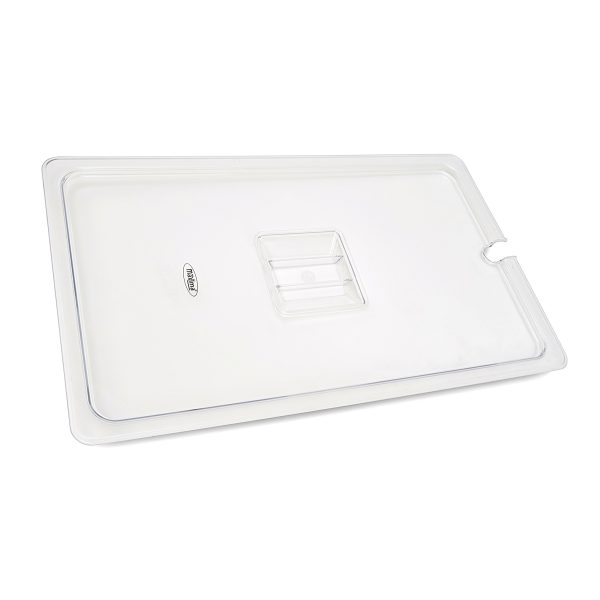Couvercle gastronorm - 1/1 GN - polycarbonate - avec ouverture pour cuillère - Maxima 2 Couvercle gastronorm - 1/1 GN - polycarbonate - avec ouverture pour cuillère - Maxima