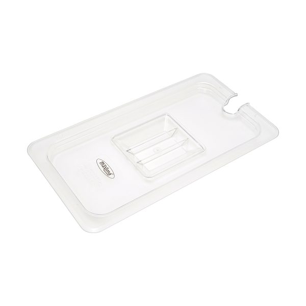 Couvercle gastronorm - 1/3 GN - polycarbonate - avec ouverture pour cuillère - Maxima 2 Couvercle gastronorm - 1/3 GN - polycarbonate - avec ouverture pour cuillère - Maxima