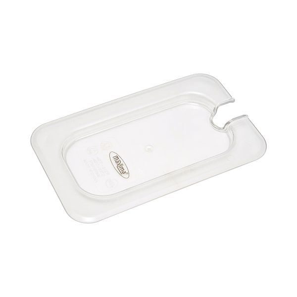 Couvercle gastronorm - 1/9 GN - polycarbonate - avec ouverture pour cuillère - Maxima 2 Couvercle gastronorm - 1/9 GN - polycarbonate - avec ouverture pour cuillère - Maxima