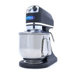 Mixer planétaire - 7 L - jusqu'à 2 kg de pâte - noir mat - Maxima