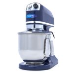Mixer planétaire - 7 L - jusqu'à 2 kg de pâte - bleu acier - Maxima