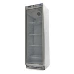 Réfrigérateur - 400 L - blanc - avec porte en verre - Maxima