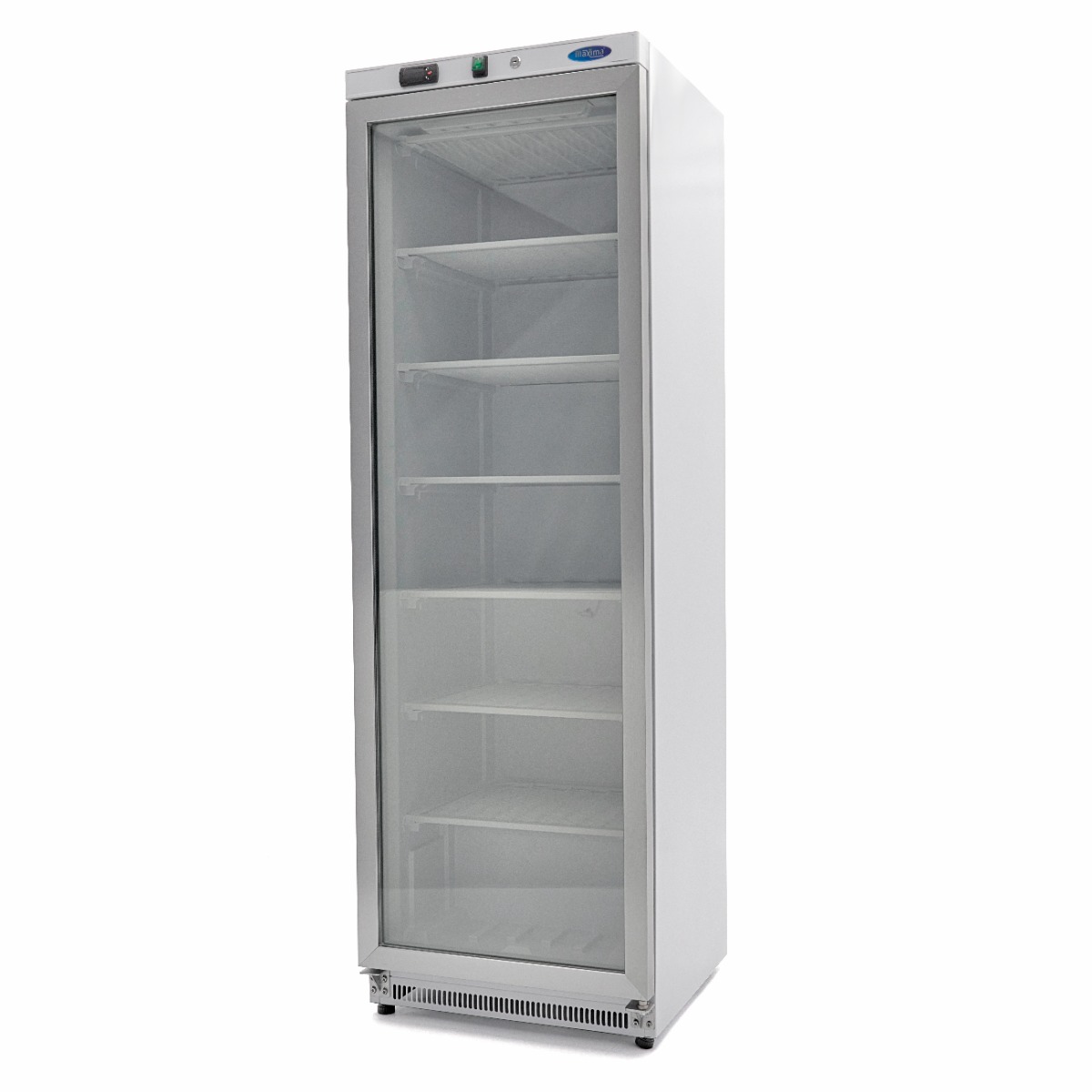 Congélateur - 400 L - blanc - avec porte en verre Congélateur - 400 L - blanc - avec porte en verre - Maxima – Image 1