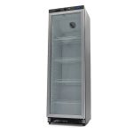 Réfrigérateur - 400 L - noir - avec porte en verre - Maxima