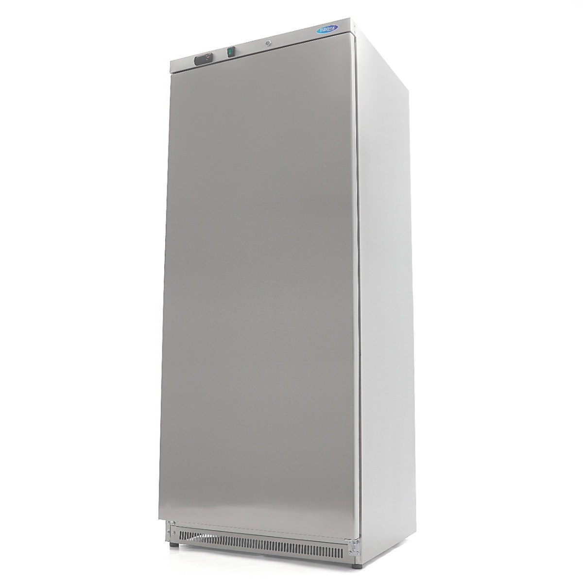 Réfrigérateur - 600 L - 4 étagères réglables - acier inoxydable Réfrigérateur - 600 L - 4 étagères réglables - acier inoxydable - Maxima – Image 1