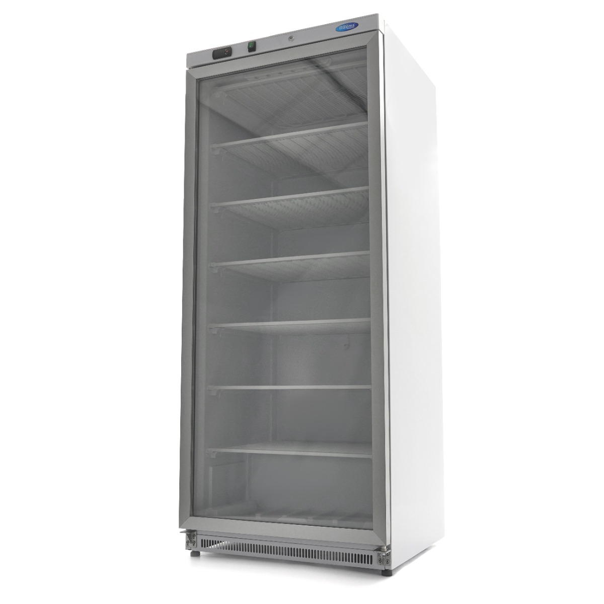 Congélateur - 600 L - blanc - avec porte en verre Congélateur - 600 L - blanc - avec porte en verre - Maxima – Image 1
