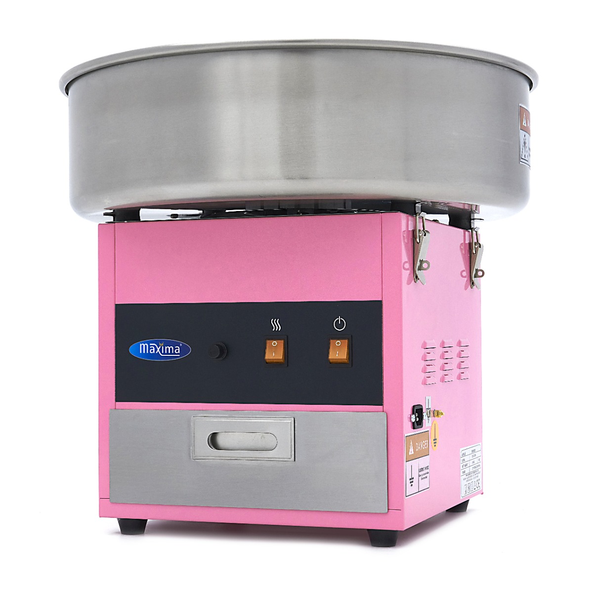 Machine à barbe à papa - Ø 52cm - Rose Machine à barbe à papa - Ø 52cm - Rose - Maxima – Image 1