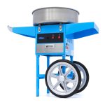 Machine à barbe à papa - Ø 52cm - Bleu - avec chariot - Maxima