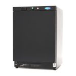 Réfrigérateur - 200 L - 3 étagères réglables - noir - Maxima