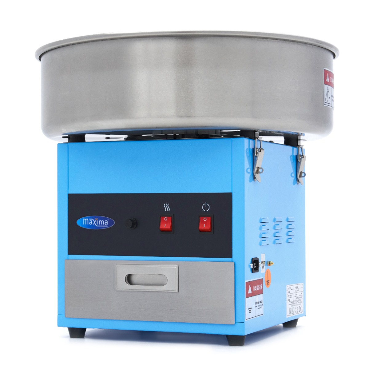 Machine à barbe à papa - Ø 52cm - bleu Machine à barbe à papa - Ø 52cm - bleu - Maxima – Image 1