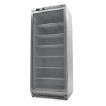 Congélateur - 600 L - acier inoxydable - avec porte en verre - Maxima
