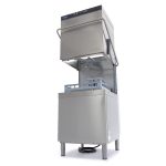 Lave-vaisselle à capot - 50x60cm - avec pompes de rinçage et de savon - 400V - Maxima