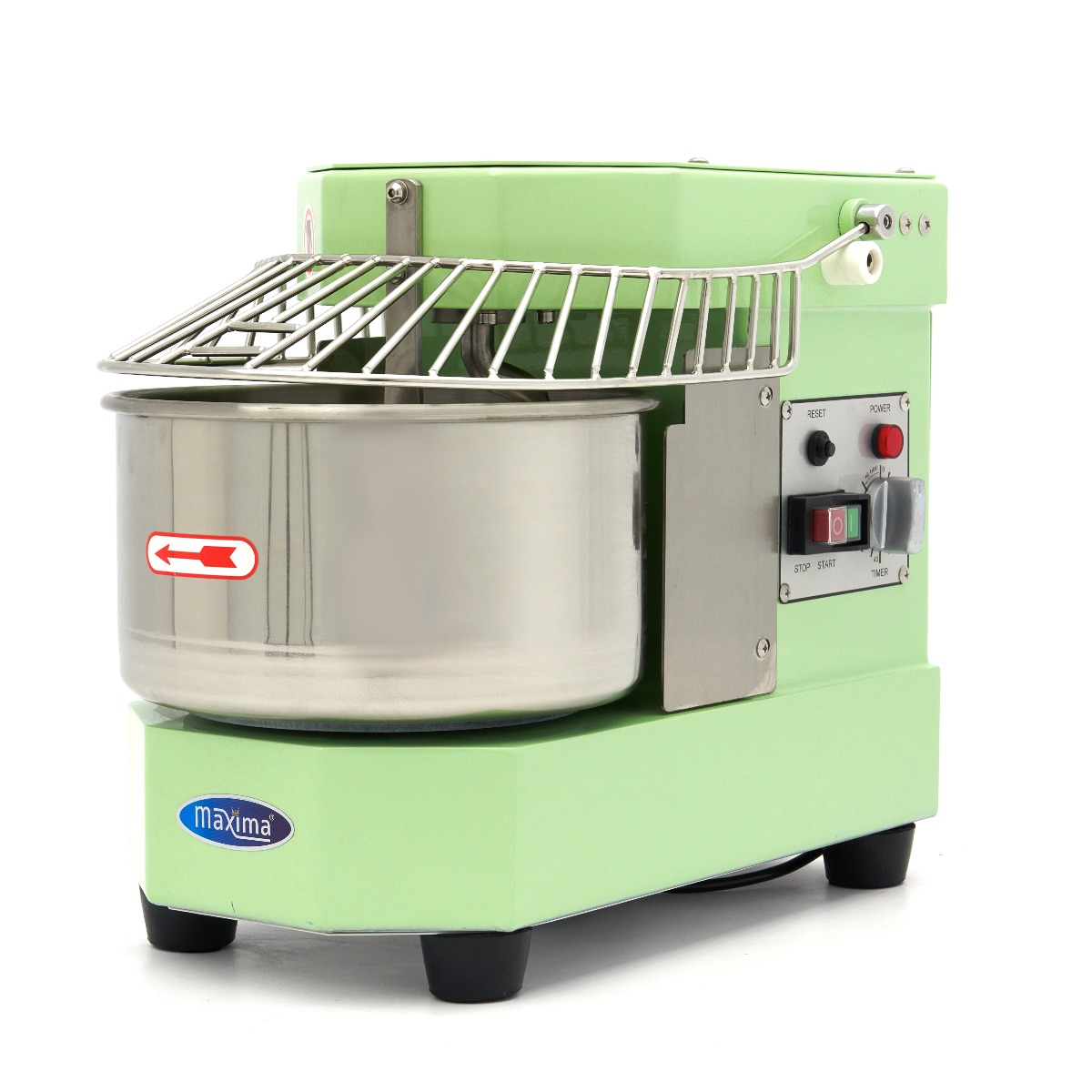 Pétrin à spirale / pétrin à pâte - 8 L - 4,5 kg de pâte - vert Pétrin à spirale / pétrin à pâte - 8 L - 4,5 kg de pâte - vert - Maxima – Image 1